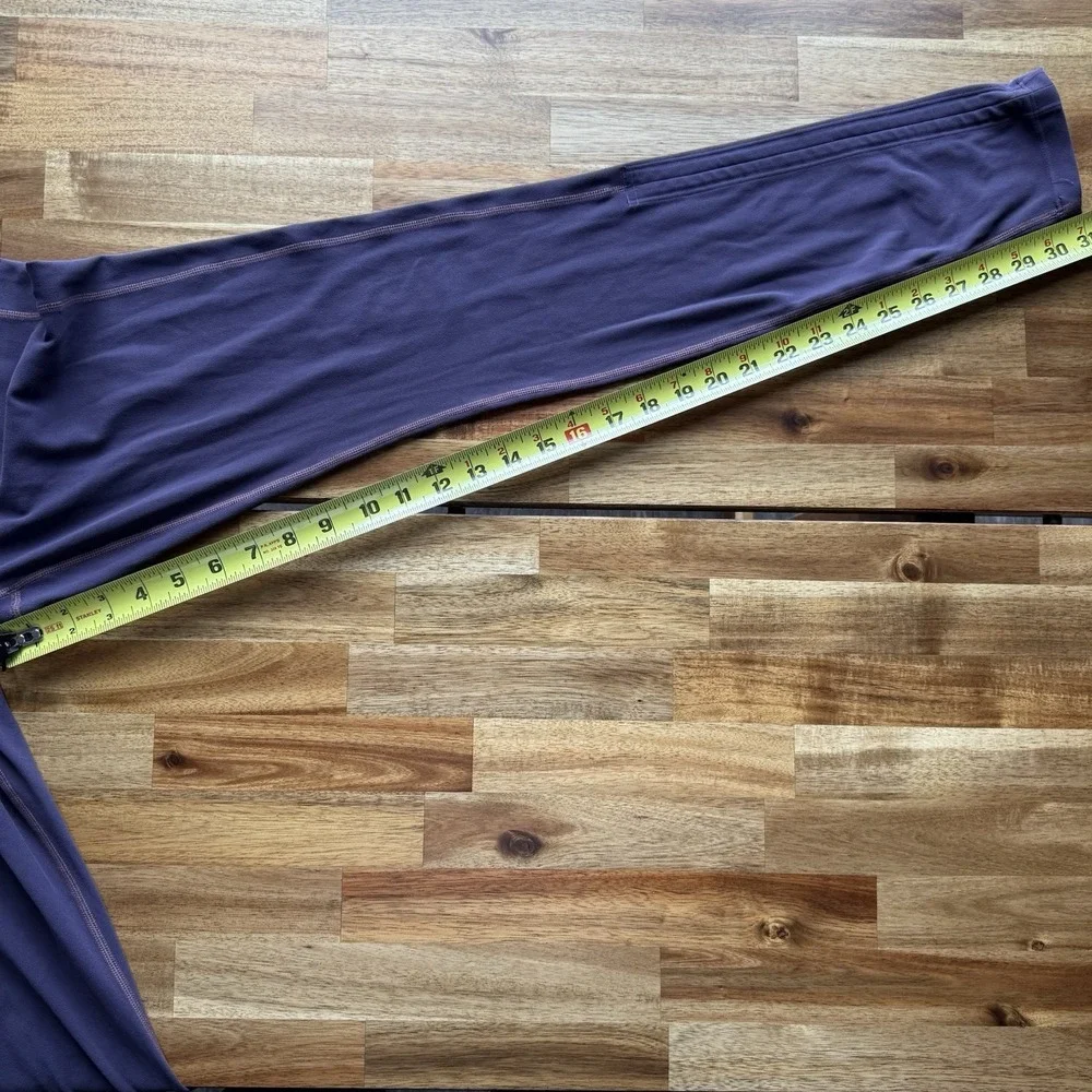 Athleta Barre Stirrup Tights in Powervita Women's Size L Large Yoga Pilates Gym